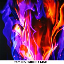 Hydro Dipping ROLLED Hydrographics Film 100cm Inferno Black 