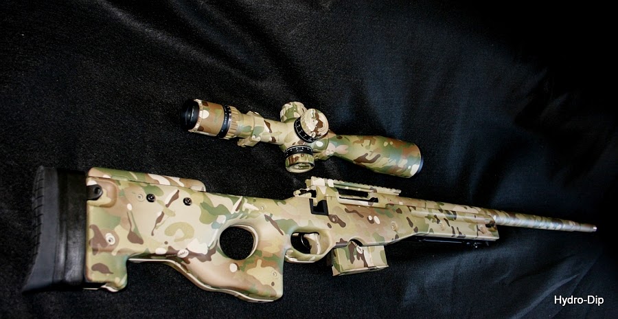 Hydrographic firearms coating